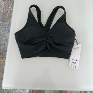 Alo Charcoal green Women's Sports Bra
